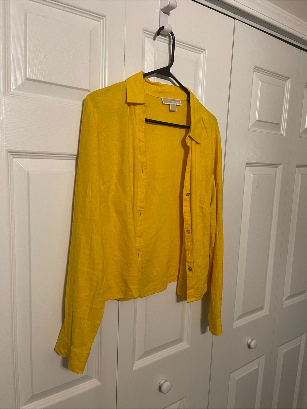 MICHAEL Michael Kors yellow lightweight shirt